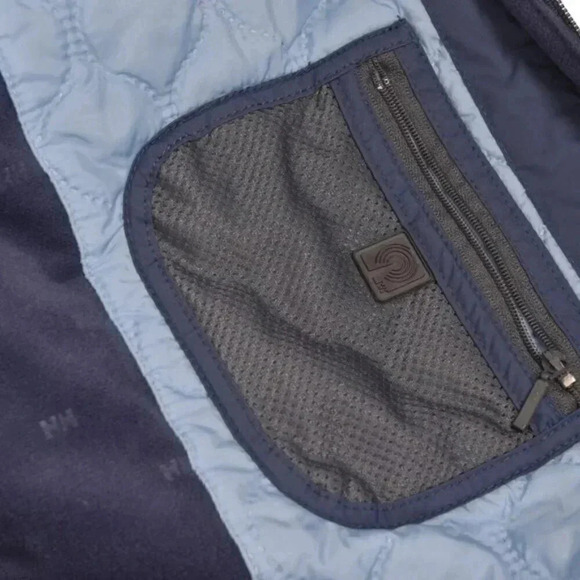 Helly Hansen Ski Jacket Long Hood Insulated Blue Helly Tech  Size Small - Picture 7 of 13